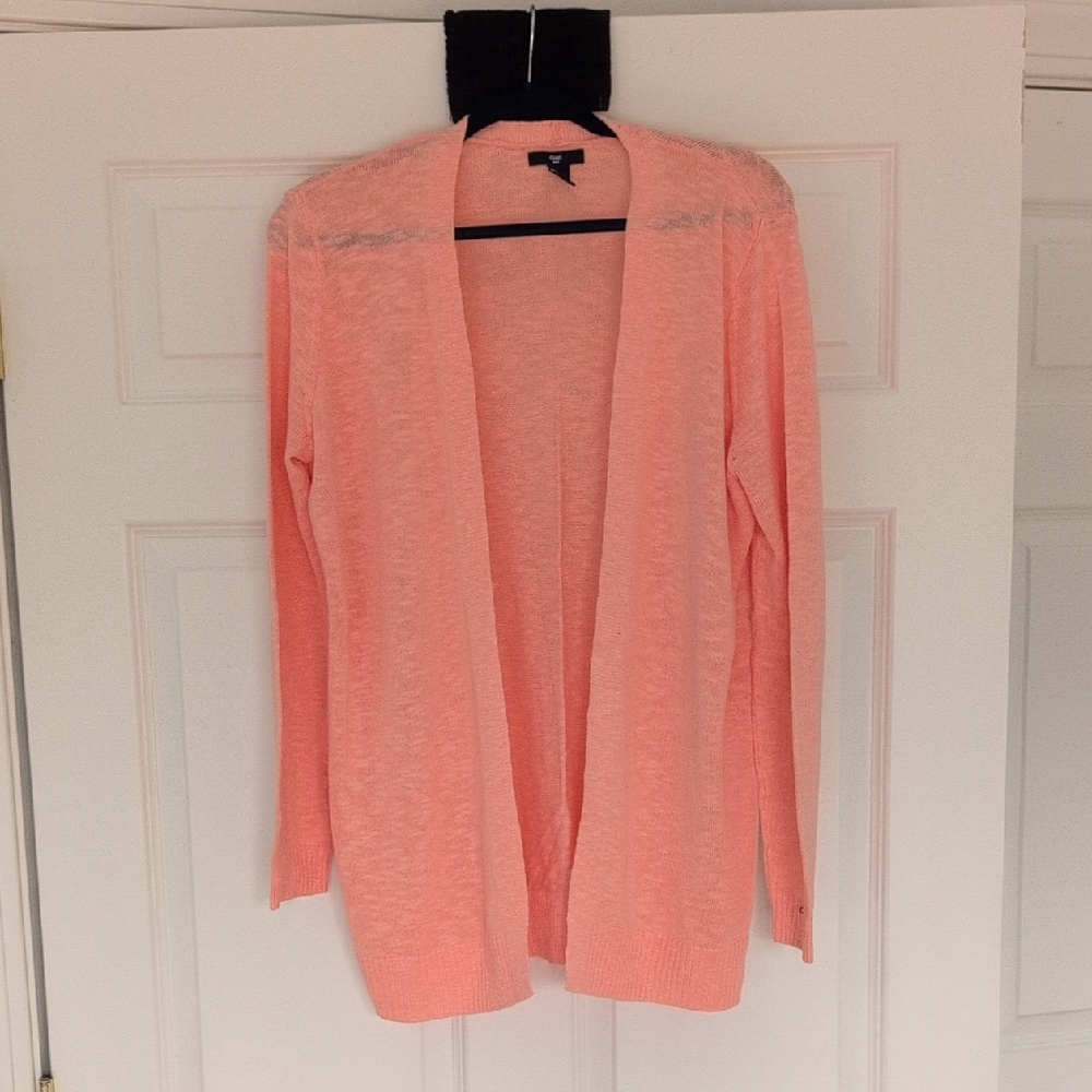 GAP Coral Pink Open-Front Cardigan, Never Worn